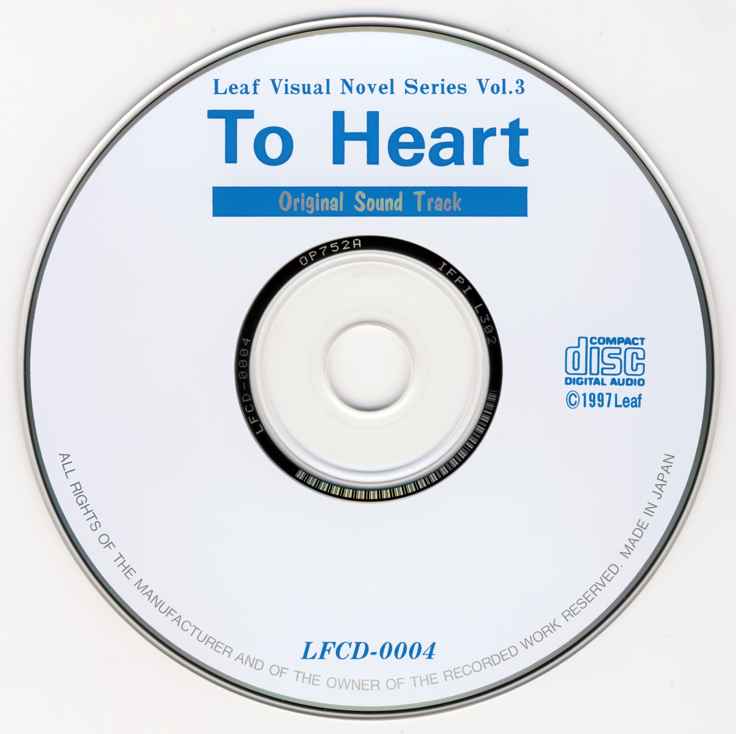 To Heart Original Sound Track (1997) MP3 - Download To Heart